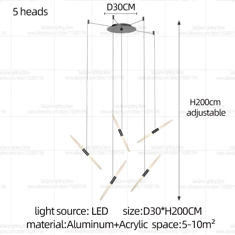 Volaris LED Chandelier Light