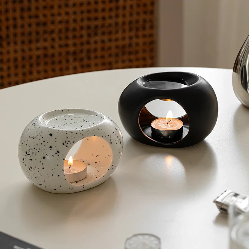 Black Ceramic Aromatherapy Burner