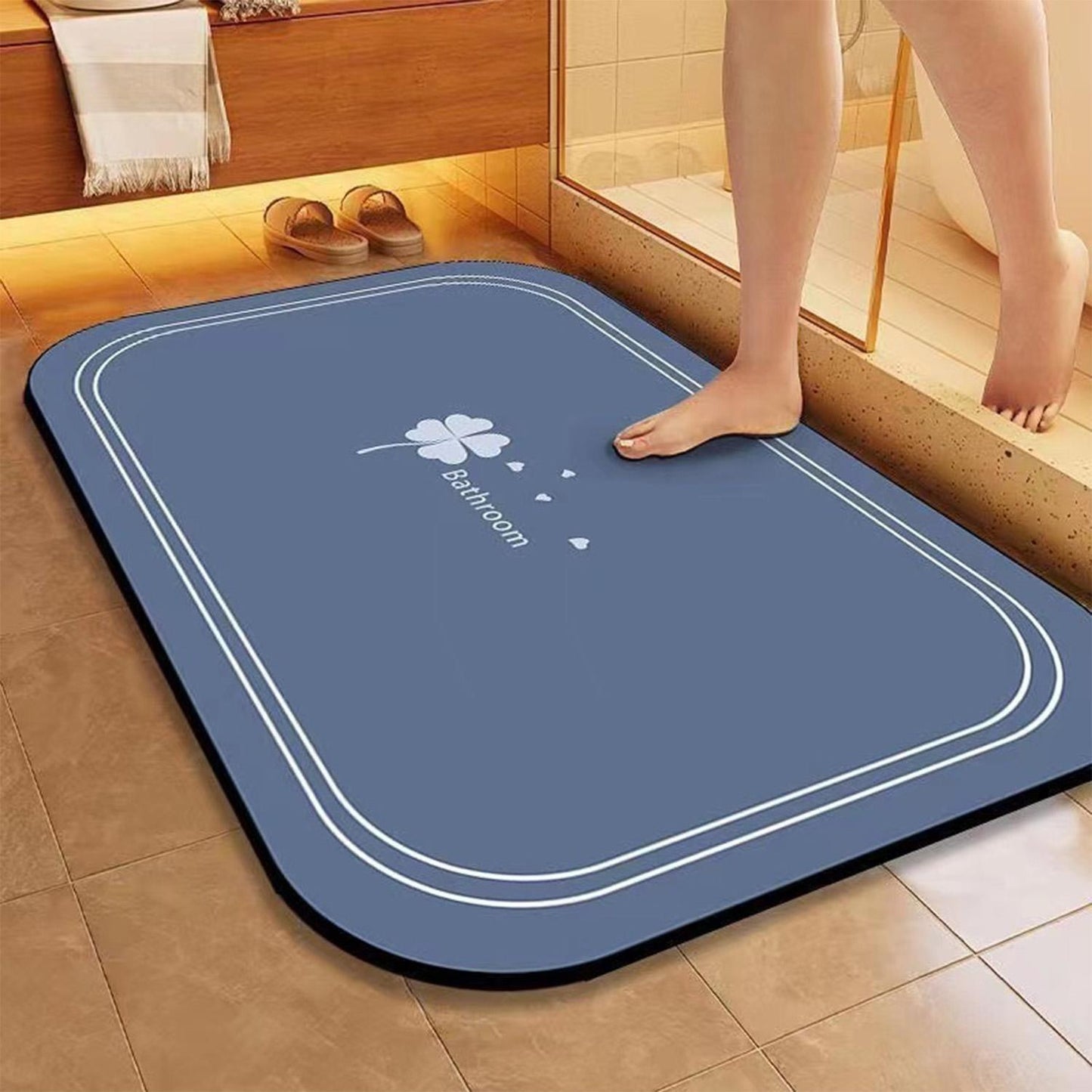 Quick-drying, Non-slip Diatomaceous Earth Bathroom Mats