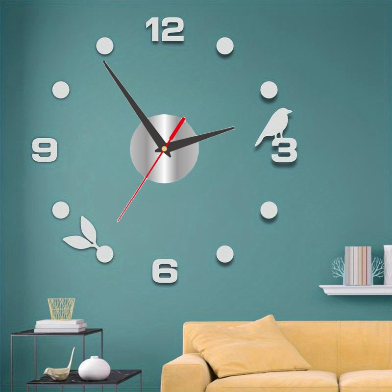 Family Living Room Bedroom Decoration (no Battery) European Living Room Home DIY Wall Clock