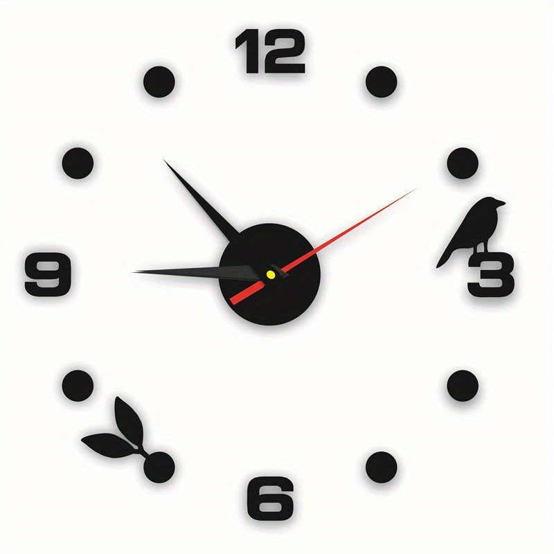 Family Living Room Bedroom Decoration (no Battery) European Living Room Home DIY Wall Clock