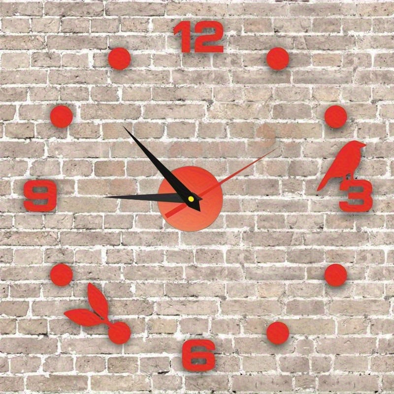 Family Living Room Bedroom Decoration (no Battery) European Living Room Home DIY Wall Clock