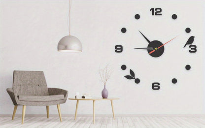Family Living Room Bedroom Decoration (no Battery) European Living Room Home DIY Wall Clock
