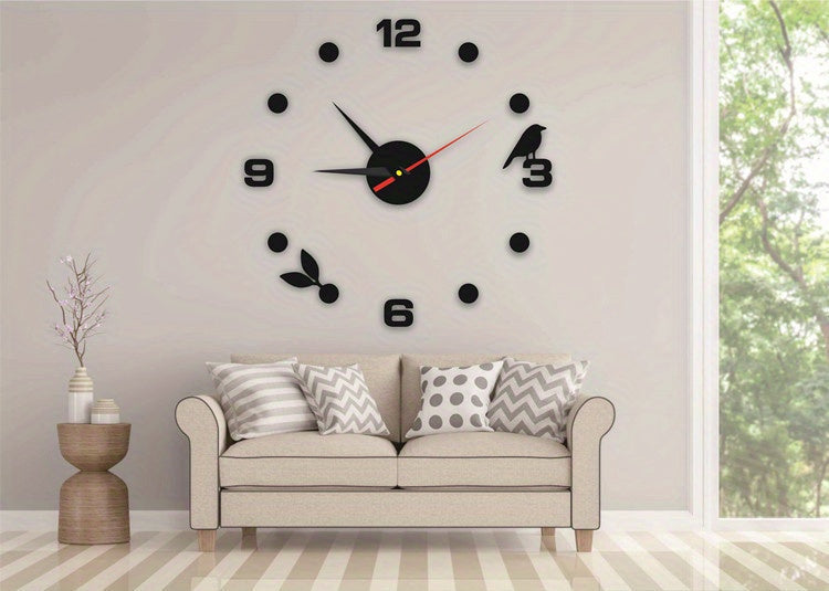 Family Living Room Bedroom Decoration (no Battery) European Living Room Home DIY Wall Clock