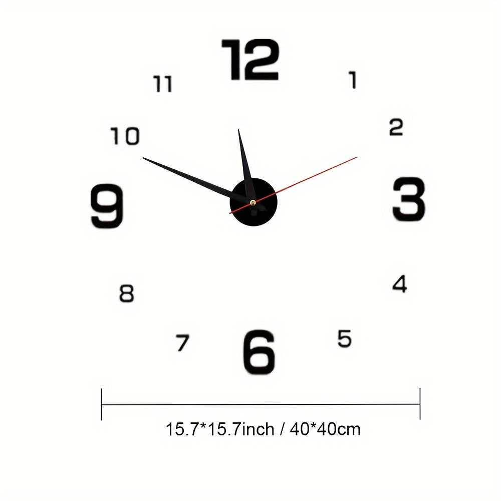 Creative Minimalist Glow-In-The-Dark Digital Wall Clock