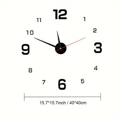 Creative Minimalist Glow-In-The-Dark Digital Wall Clock