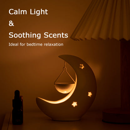 [Hot Selling Ceramic Candle Holder] Hot Selling Star and Moon Ceramic Candle Holder