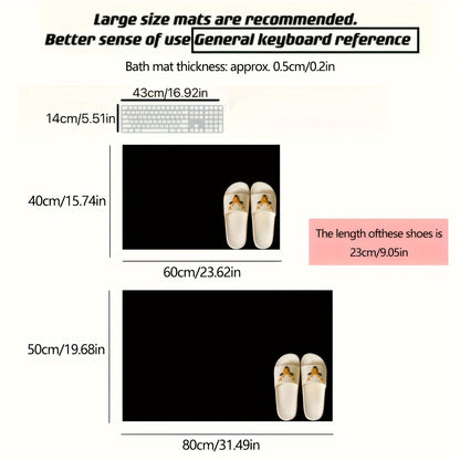 Quick-drying, Non-slip Diatomaceous Earth Bathroom Mats