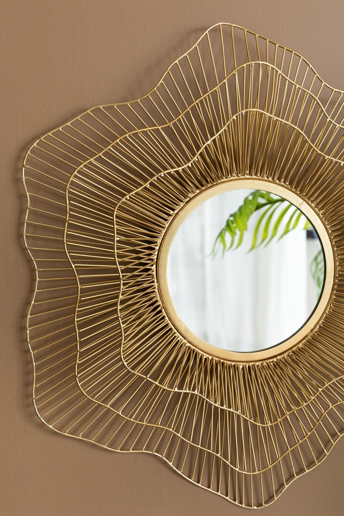 D27x2.4' Metal Mirror, Wall Mounted Mirror Home Decor for Bathroom