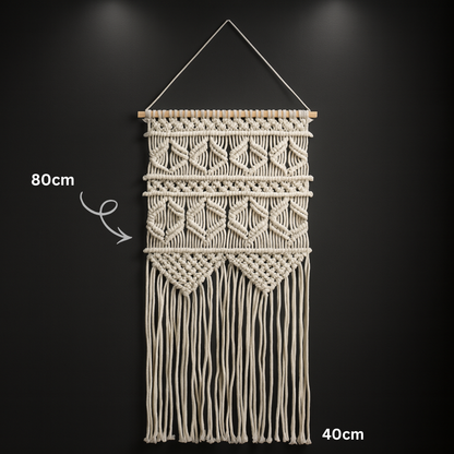 Macrame Wall Hanging, Boho Wall Decor, Bohemian Home Decor, Cotton