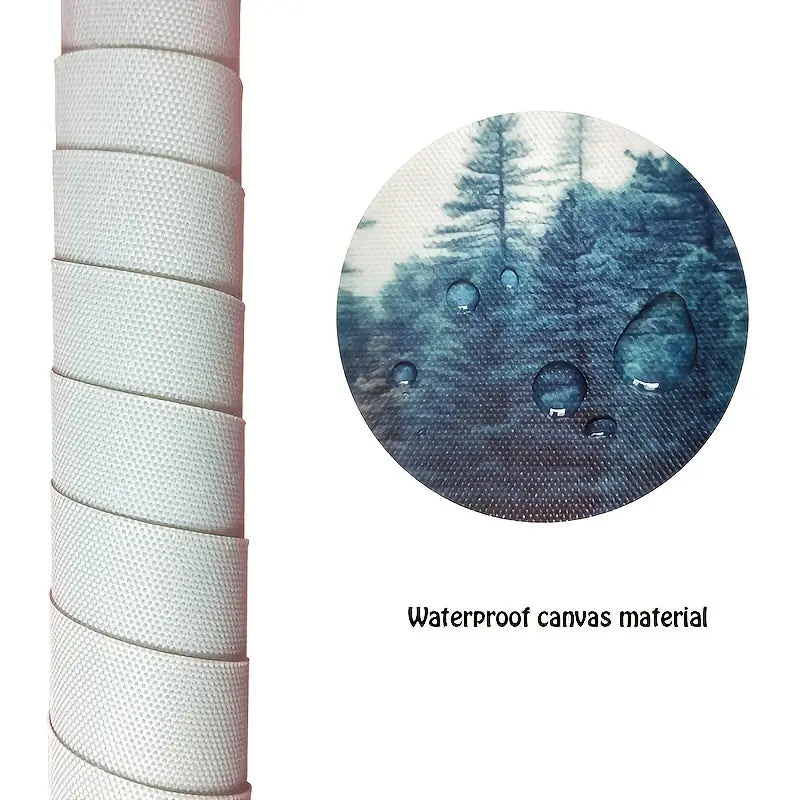 Luxurious Golden Leaf Triptych Canvas Wall Art Decor