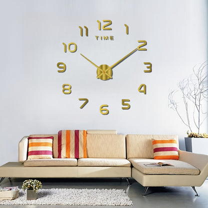 1pc DIY Butterfly-Inspired Glow-in-the-Dark Wall Clock Sticker