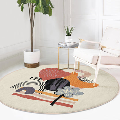 Bohemian Home Round Rug for Eclectic Decor | Homeezone
