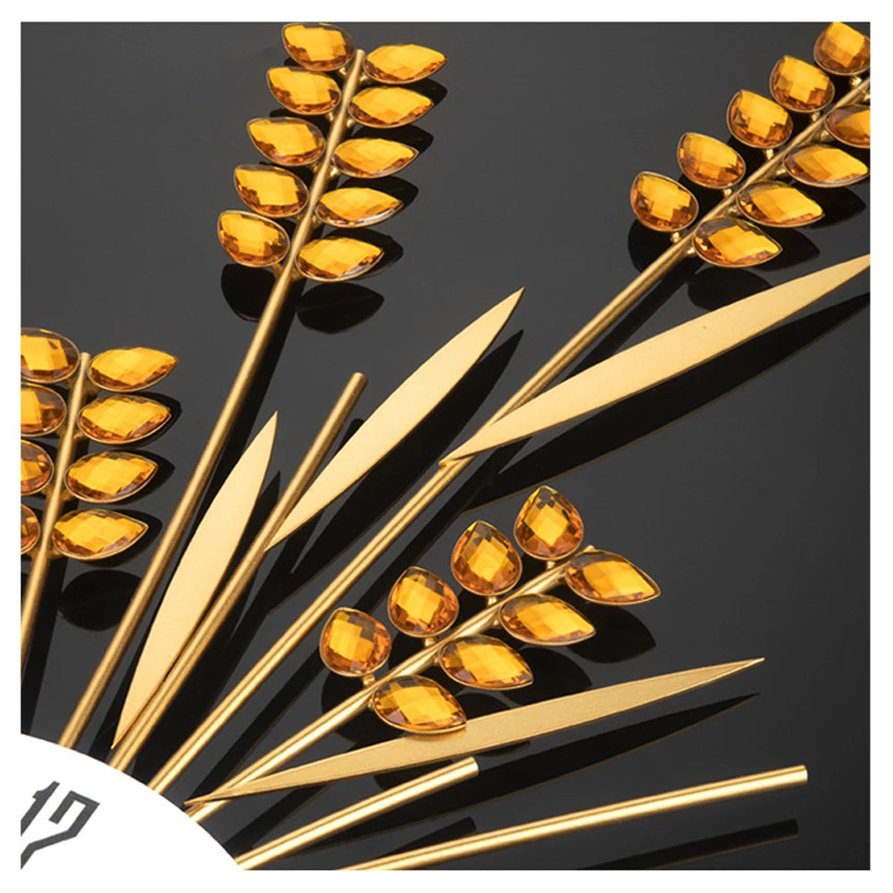 Luxury Nordic Crystal Metal Wall Clock