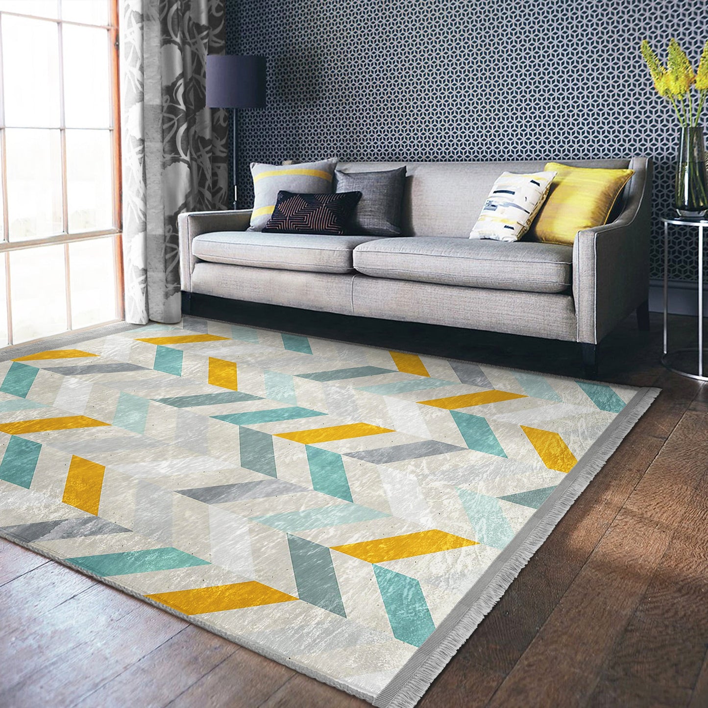Modern Home Washable Area Rug | Homeezone