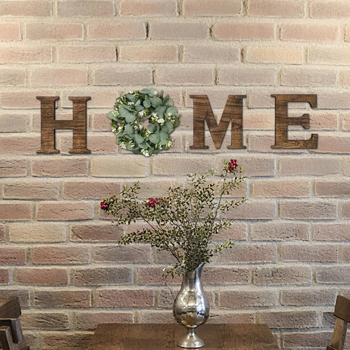 Home Letter Wall Sign Wooden