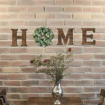 Home Letter Wall Sign Wooden
