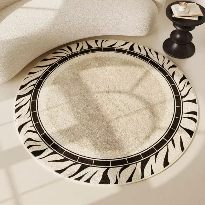 Round Non-Slip Play Area Rug