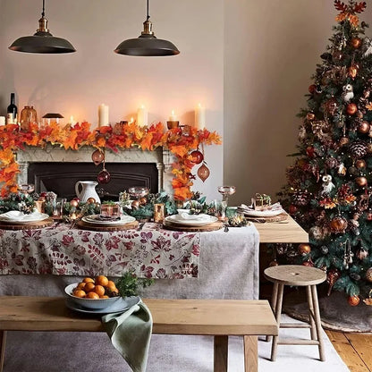 Artificial Maple Leaf Garland