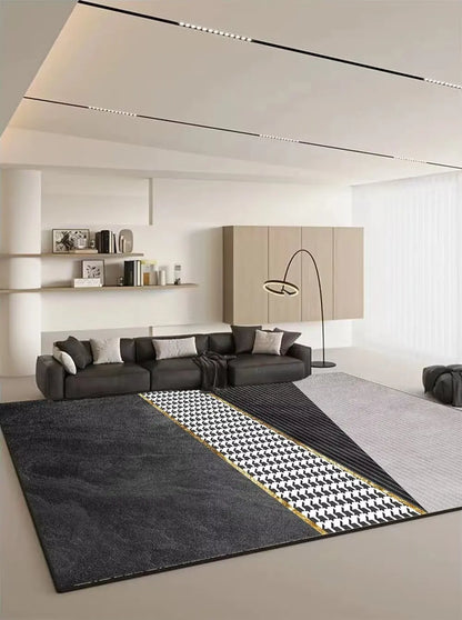 Modern Geometric Large Rug