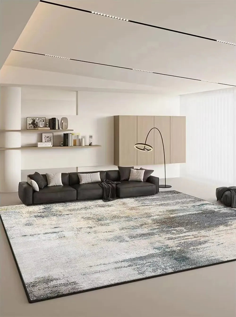 Modern Geometric Large Rug