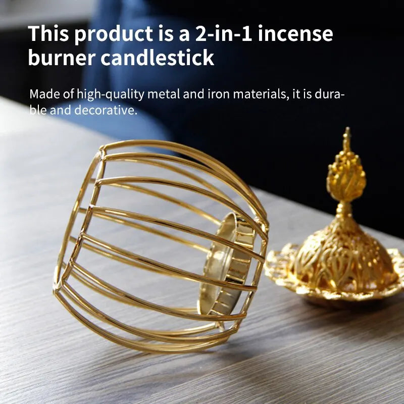 Arabian Gold Aromatherapy Oil Lamp