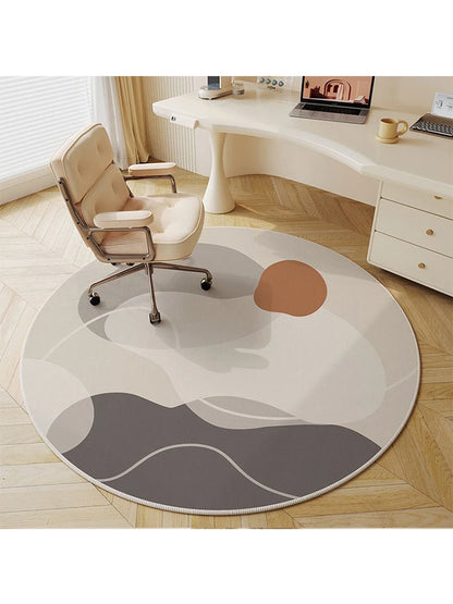Ins Play Area Round Rugs Non-Slip Circle