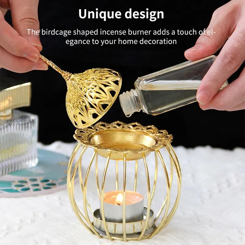 Arabian Gold Aromatherapy Oil Lamp