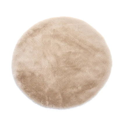 Colorful Round Shaggy Area Rug