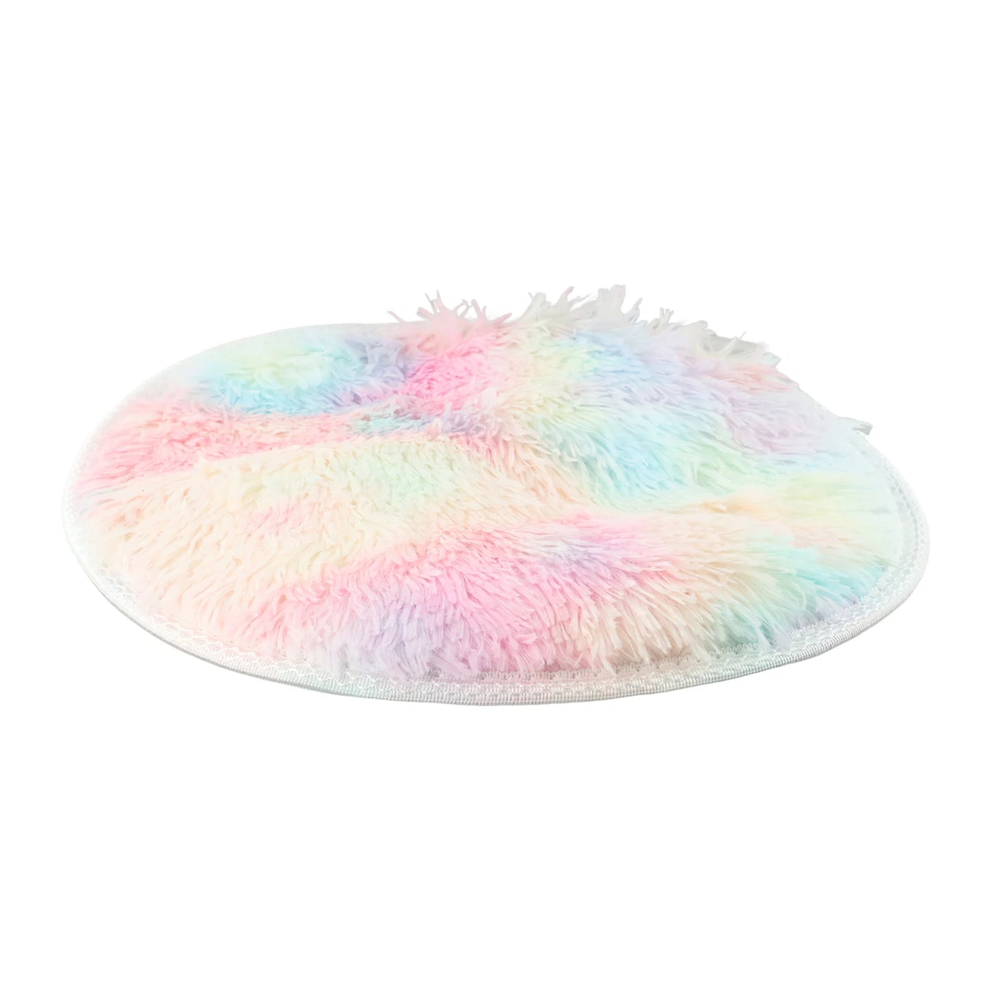 Plush Round Rug Mat Fluff