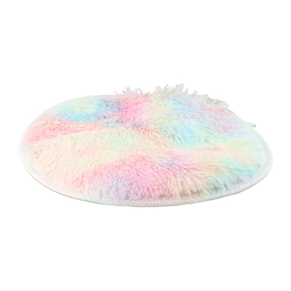 Plush Round Rug Mat Fluff