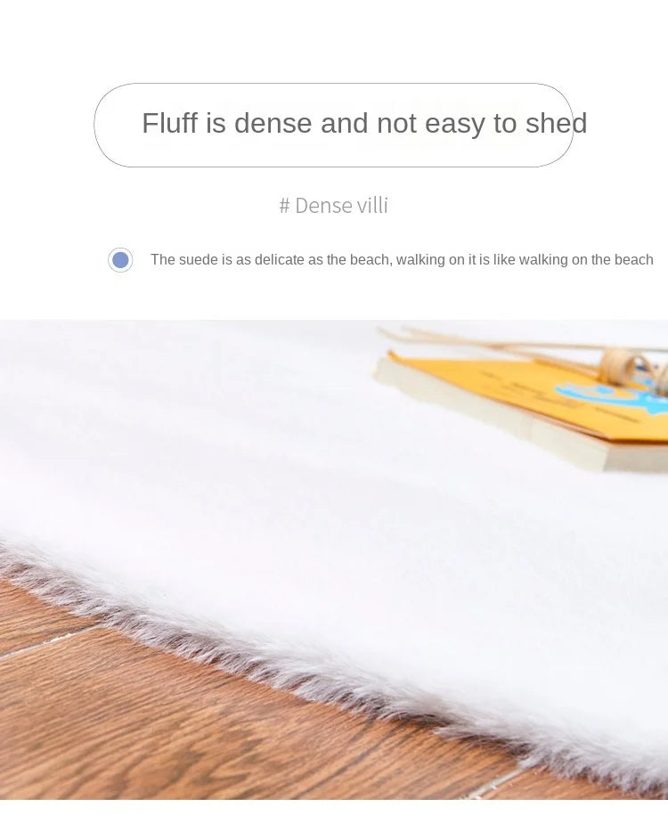 Colorful Round Shaggy Area Rug