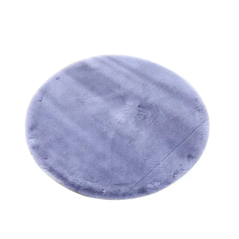 Colorful Round Shaggy Area Rug