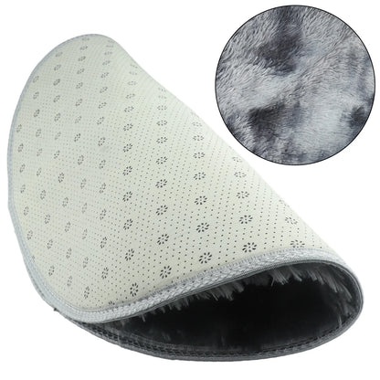 Plush Round Rug Mat Fluff