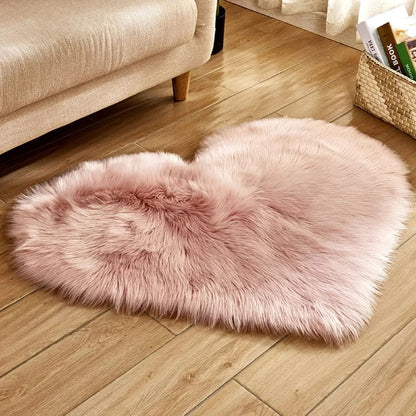 Heart Shape Soft Rug – Cozy & Plush Love Accent for Home Decor