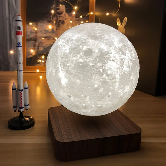 Levitating Moon Table Lamp – Floating 3D Moon Light for Home & Office