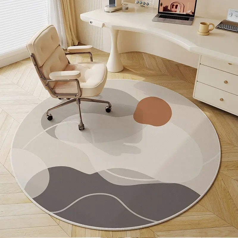 Ins Play Area Round Rugs Non-Slip Circle