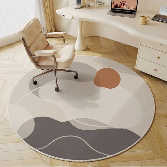 Ins Play Area Round Rugs Non-Slip Circle