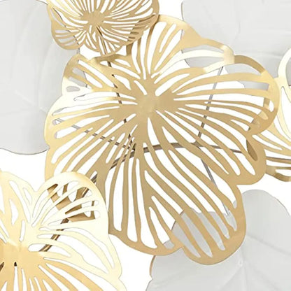 3D Metal Flower Wall Decor Art