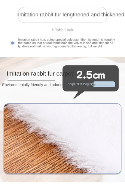 Colorful Round Shaggy Area Rug