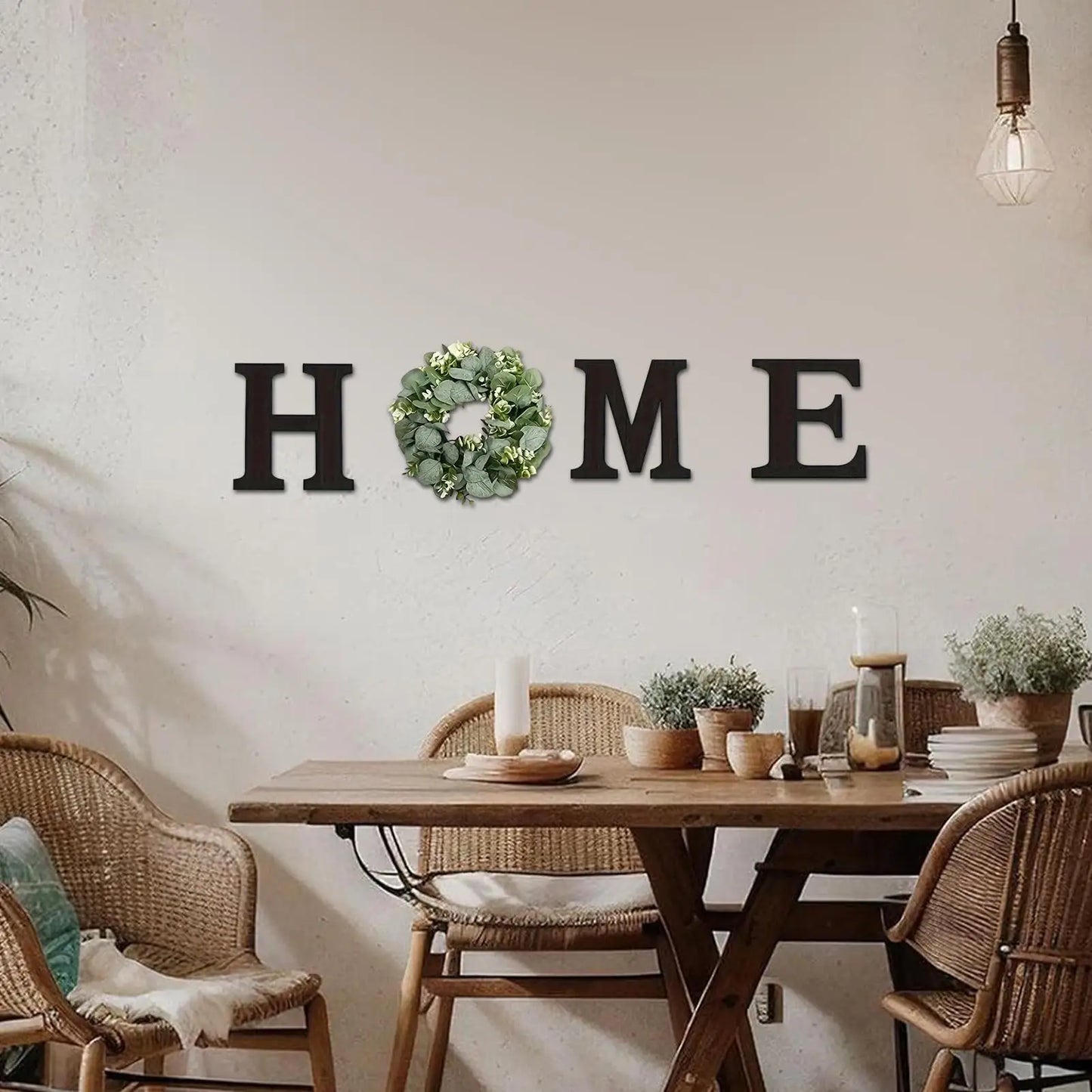 Home Letter Wall Sign Wooden