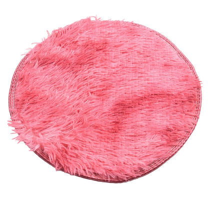 Plush Round Rug Mat Fluff