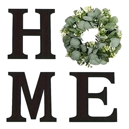 Home Letter Wall Sign Wooden