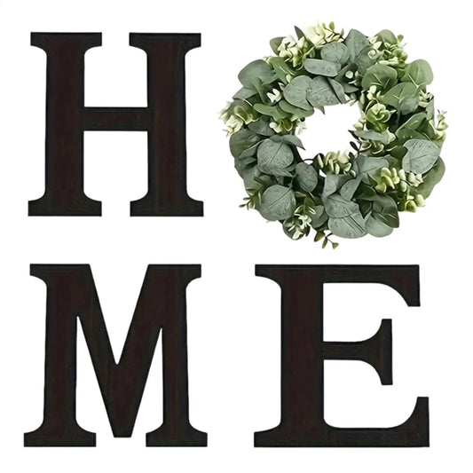 Home Letter Wall Sign Wooden