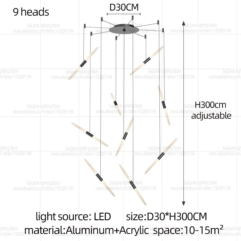Volaris LED Chandelier Light