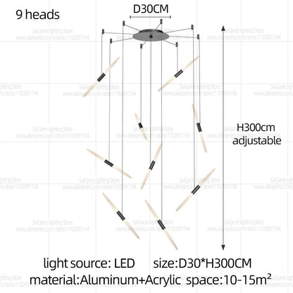 Volaris LED Chandelier Light