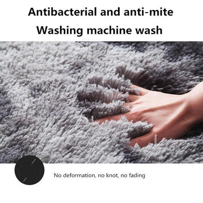 Plush Round Rug Mat Fluff