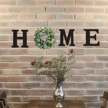 Home Letter Wall Sign Wooden