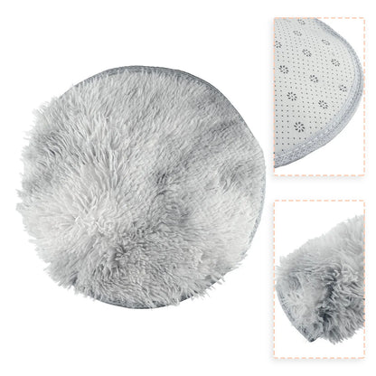 Plush Round Rug Mat Fluff