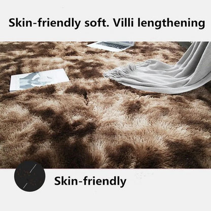 Plush Round Rug Mat Fluff